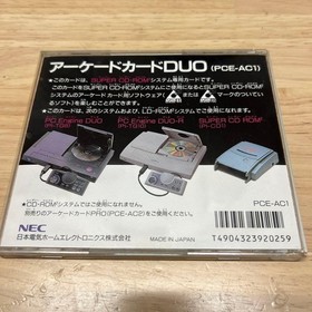 PC Engine Arcade Card Duo Super CD ROM PCE-AC1 HE System Hu Card NEC Used