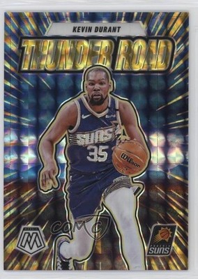 2024 Panini Mosaic Thunder Road Reactive Yellow Prizm 5/99 Kevin Durant #2 2l4