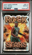 2025-26 Topps Chrome 🏀 Paul Pierce #RS-15 Rock Stars SSP PSA 10 GEM MT Celtics