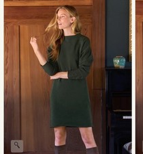Frank And Eileen Izzie Triple Fleece Sweatshirt Party Dress Size M Evergreen