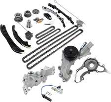 GELUOXI 3.6 Pentastar Timing Chain Kit Water & Oil Pump Solenoid KIT2 