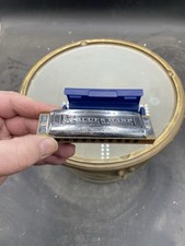 Hohner 532/20 MS C Blues Harp D-78647 From Trossingen Germany with Case