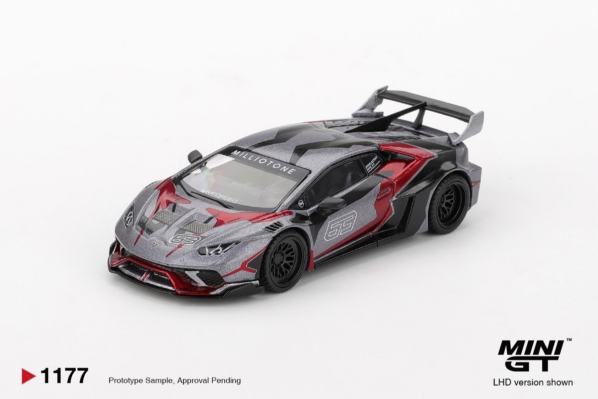 MINI GT Huracán GT ミニカー 1:64 Mini GT 1:64 LB WORKS Lamborghini Huracán GT RONIN – Grey #1177 | eBay
