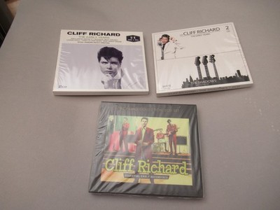 3 Cliff Richard 2 CD sets The Shadows; the Early Years; Essential Imports