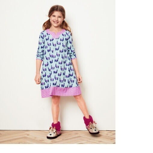 Granate Hill Holiday Pijama Pijama Disney Llama DORMIR Vestido Regalo Fiesta Niña a