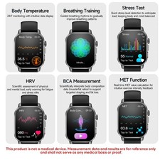 2026 Smart Health Watch for Men & Women – ECG & PPG Heart Rate Monitor – Fitness 5