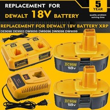 2PACK 18 Volt For DeWalt 18V 4.5Ah Battery or Charger DC9096 DC9099 DC9096-2