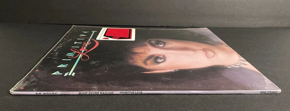 New Sealed Gloria Estefan Miami Sound Machine Primitive Love LP Vinyl FE 40131 - Image 4 of 4