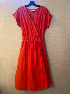 Universal Thread Goods Co. short sleeve wrap style A-line dress size XS red