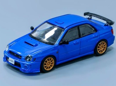 Furuya 1/64 Impreza STI S202 AIT XPO Foshan Limited 2024 Model Car Blue