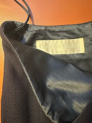Catherine Walker Luxury Wool Made In England Pencil Skirt Size S/EU36
