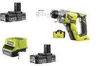 Ryobi 18V Akku-Kombihammer R18SDS Nachfolgemodell Crh 1801 M Inkl.2X 2,0 Ah