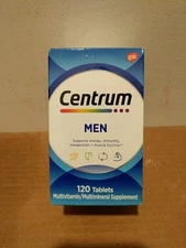 Centrum Men Multivitamin Multimineral Supplement 120 Tablets exp. 3/2026 SEALED