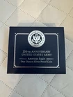 250th Anniversary US Army American Eagle One Ounce Silver Proof Coin