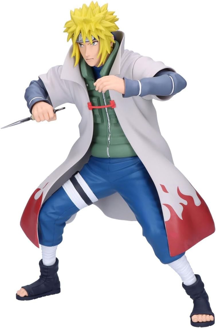 Naruto Figura Minato Namikaze Estatua 23cm Grandista Original BANDAI BANPRESTO
