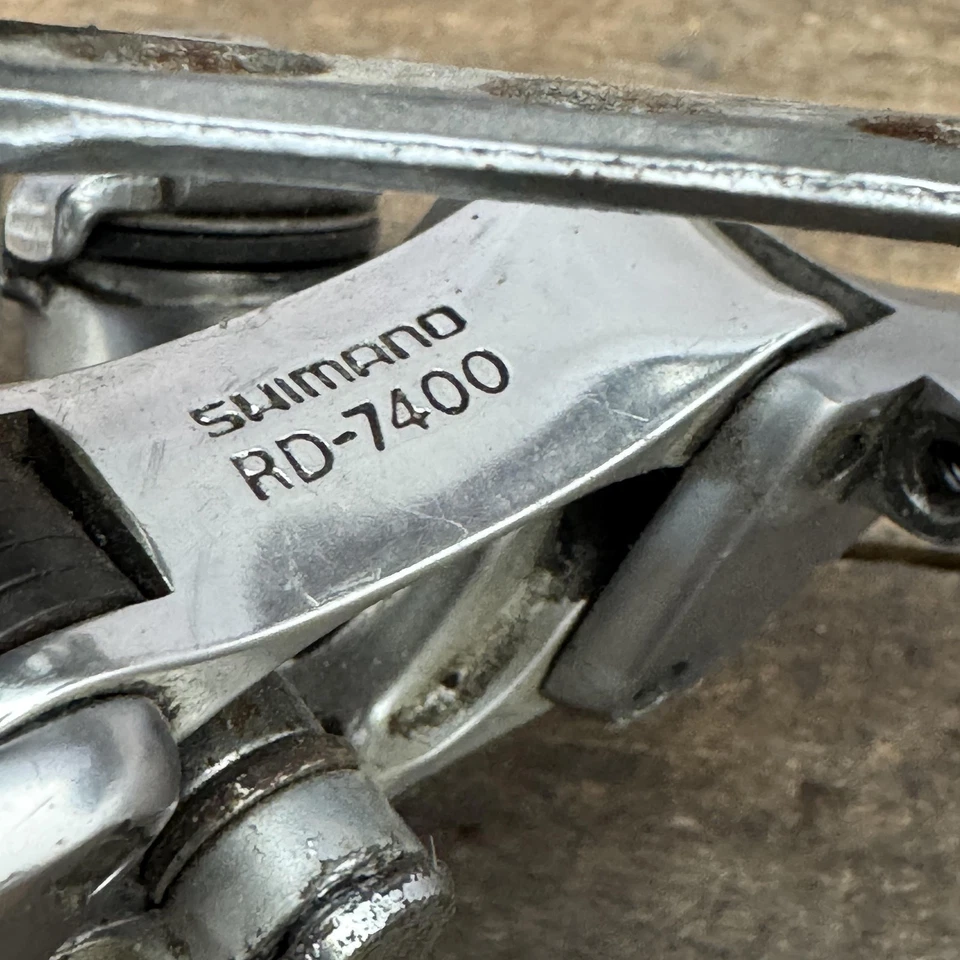 老式禧玛诺 Dura-Ace RD-7400 后变速器定制长笼改装 — 第 4/4 张图片