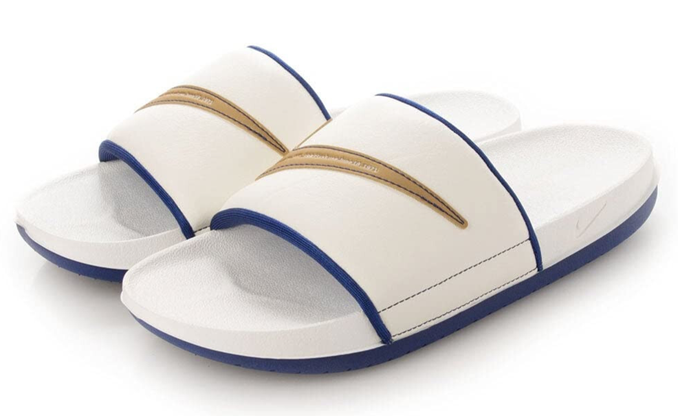 PANTOFOLA D’ORO Nike Offcourt Slide Sail Oro Metallizzato DH8081 100 Ciabatta Uomo 10 M