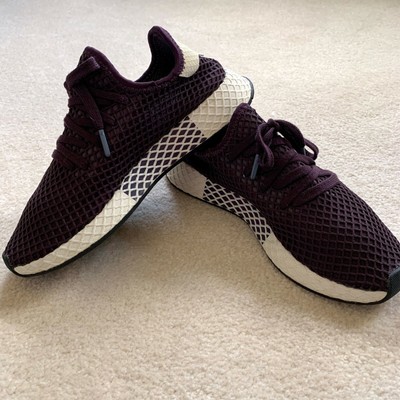 dark purple sneakers