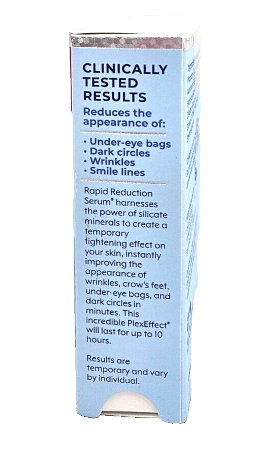 Plexaderm Skin Care Rapid Reduction Serum Bags & Wrinkles 18