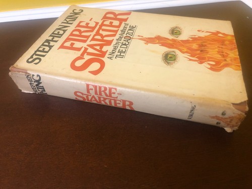 1980 Stephen King Firestarter Early Book Club Edition Gutter Code V23 HC/DJ - Bild 3 von 11