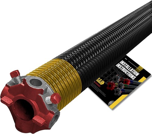 Garage Door Torsion Spring 250x1.75x33 RED CONE for LEFT SIDE of Garage Door - Bild 1 von 7