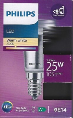 Philips LED Classic Replaces 25W LED Bulb - Warm White - New / Original Packaging