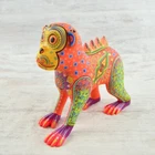 Monkey Alebrije VIBRANT Oaxacan Wood Carving | Magia Mexica