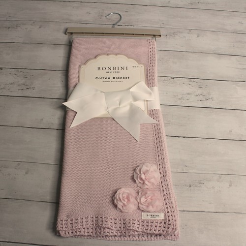 Bonbini Baby Crib Blanket 38 x 28 in 100% Cotton Knitted - Picture 2 of 6