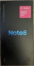 Samsung Galaxy Note 8 Empty Box  User Guide N950U 64G ORC GRY KIT