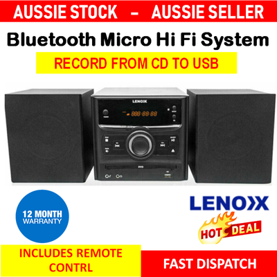 Music System CD DVD USB Player FM Radio 