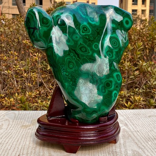 13.75LB Natural chrysocolla/Malachite transparent cluster rough mineral sample - 第 1/14 張圖片