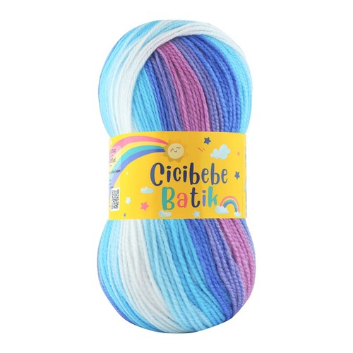Rainbow Baby Batik Cicibebe Double Knitting Variegated 100g - Picture 31 of 40