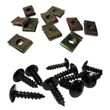 10x Verkleidungsschrauben + Muttern Set 4 x 20mm - für Roller / Mofa / Moped