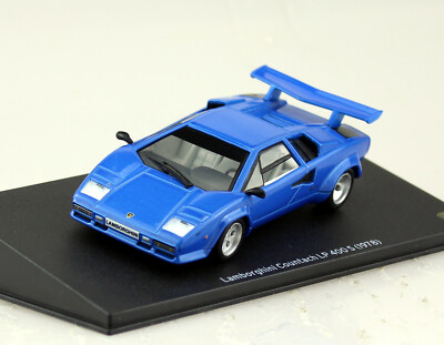 Lamborghini Countach LP 400S blau 1978 1:43 Modellauto