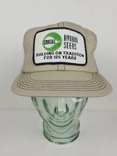 Vtg Cargill Hybrid Seeds Patch Trucker Hat K Products Made In The USA Cap Farm