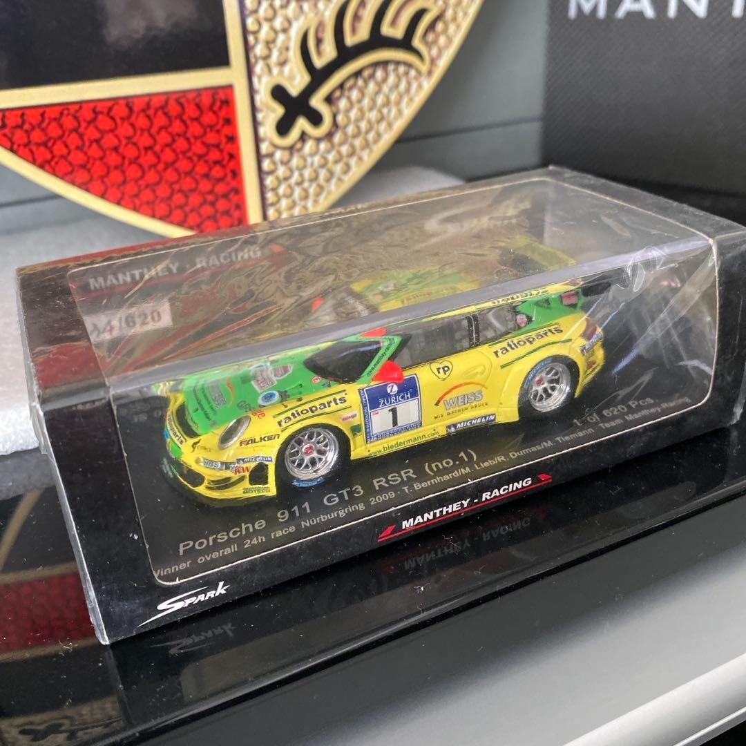 ミニカー MantheyRacing Porsche 911 GT3 RSR 2007 s-l400.jpg