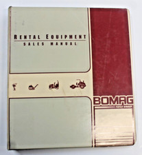 Bomag Heavy Equipment Product Line Sales Book