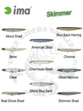 Ima Lures Skimmer 110 Topwater Walking Stickbait 110mm - Choose Color