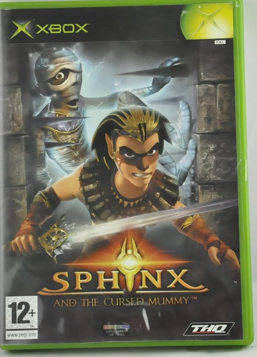 Sphinx the Cursed Mummy XBOX Retro Video Game Original UK