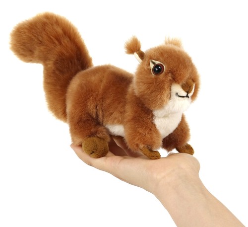 Ice King Bear Squirrel Plush Toy Realistic Red Squirrel Stuffed Animal