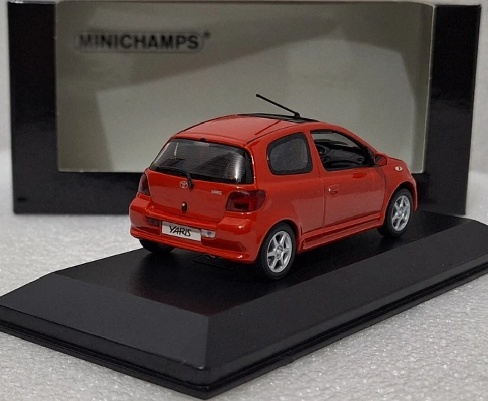 (5) Toyota Yaris TS 2001 Red 1:43 Minichamps 430166062 EXTREMELY RARE!! - Image 2 of 4