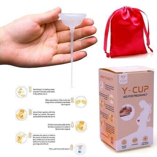Fertility Conception Cervical Cup aus Silikon für Schwangerschaft und