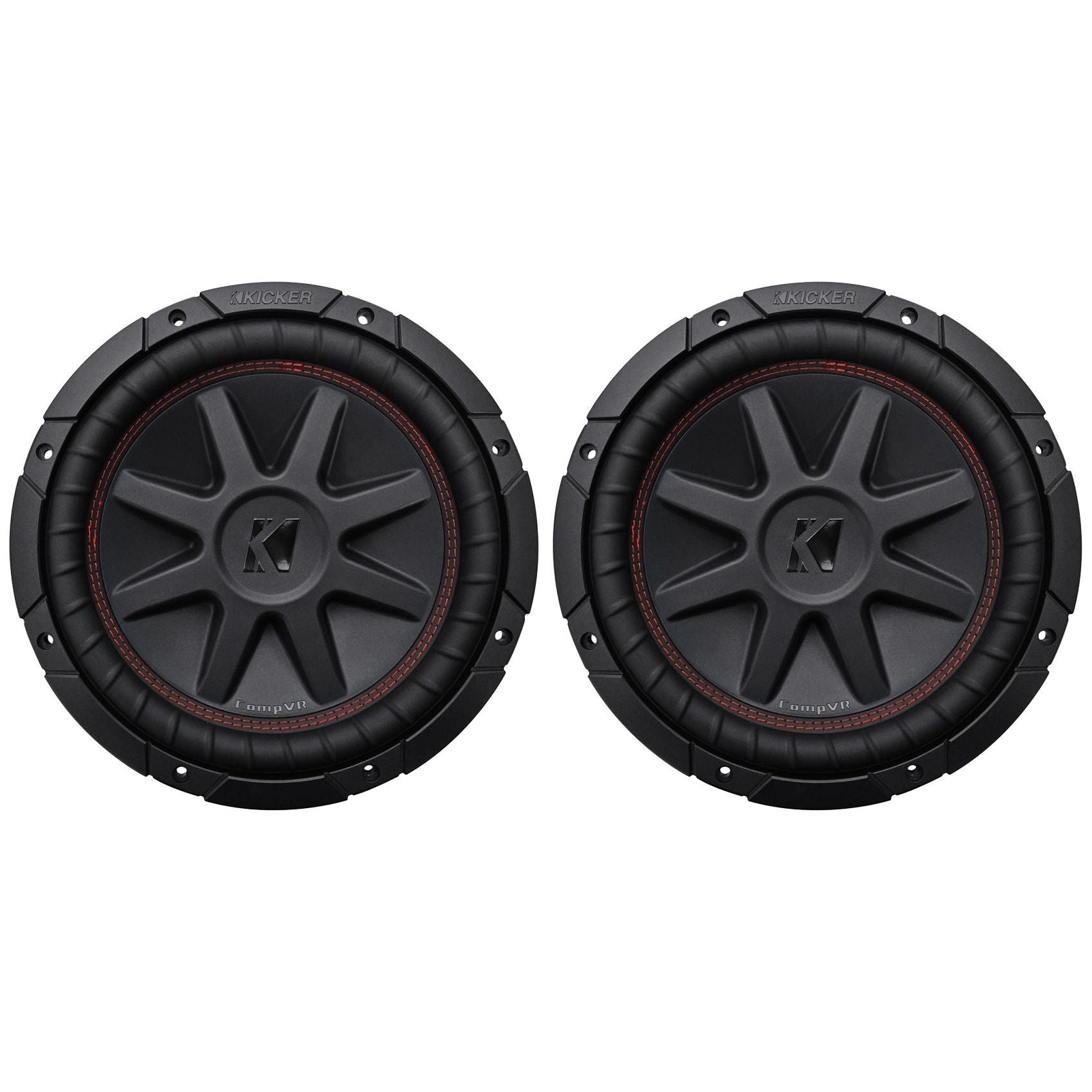 2 Kicker 43CVR104 COMPVR 1400 Вт 10 автомобильных стереосистемных сабвуферов Sub CVR10-4 35790₽