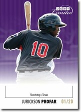 JURICKSON PROFAR 2011 Just LIMITED Rookie Mint PURPLE Parallel RC #/20