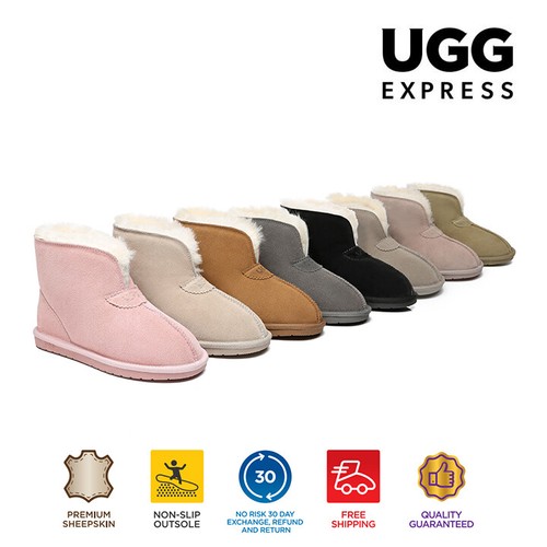 AUSTRALIAN SHEPHERD® UGG Boots Women Men Sheepskin Water Resistant Ankle Boots