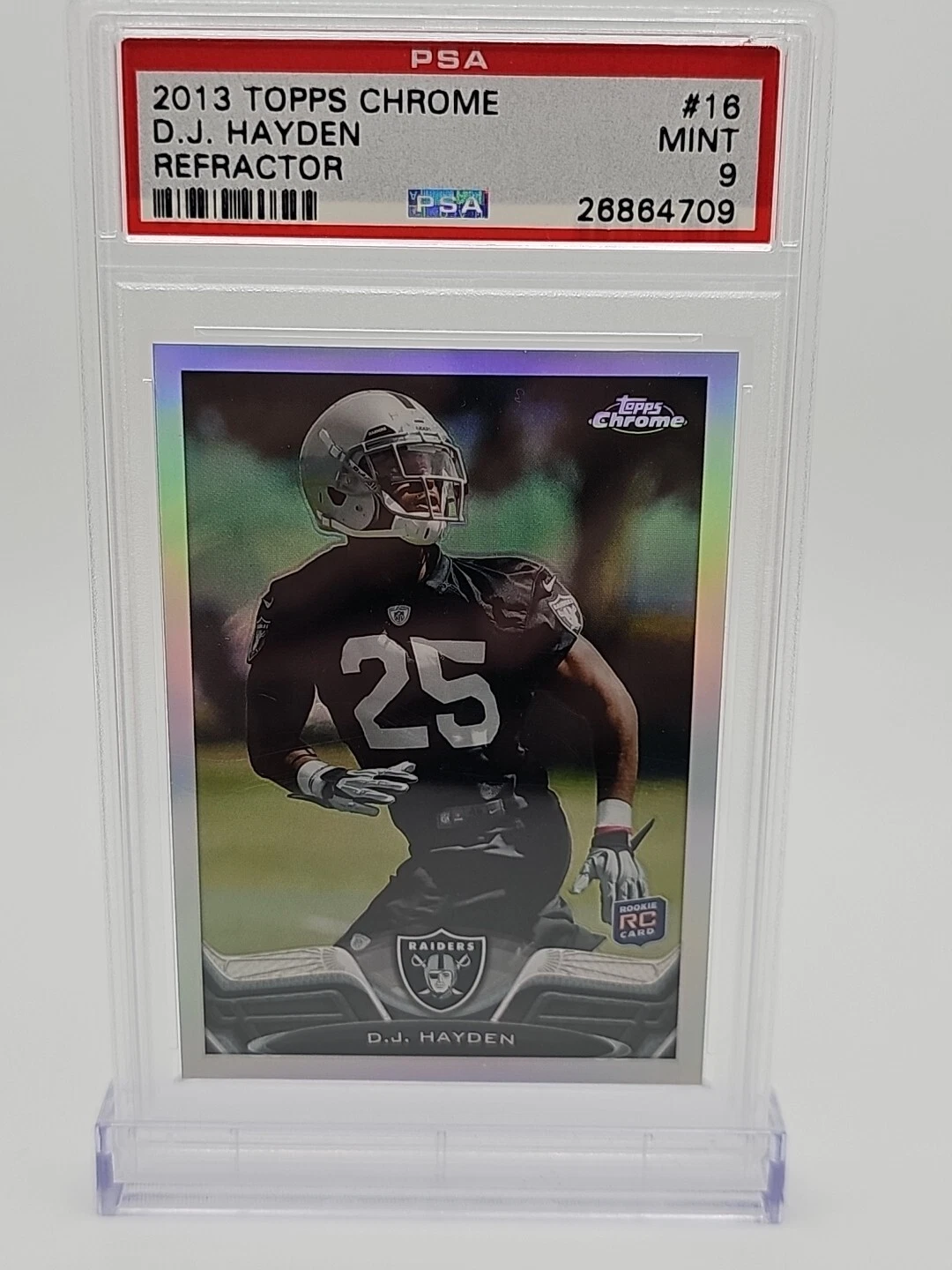 DJ Hayden Topps Chrome #16 Refractor