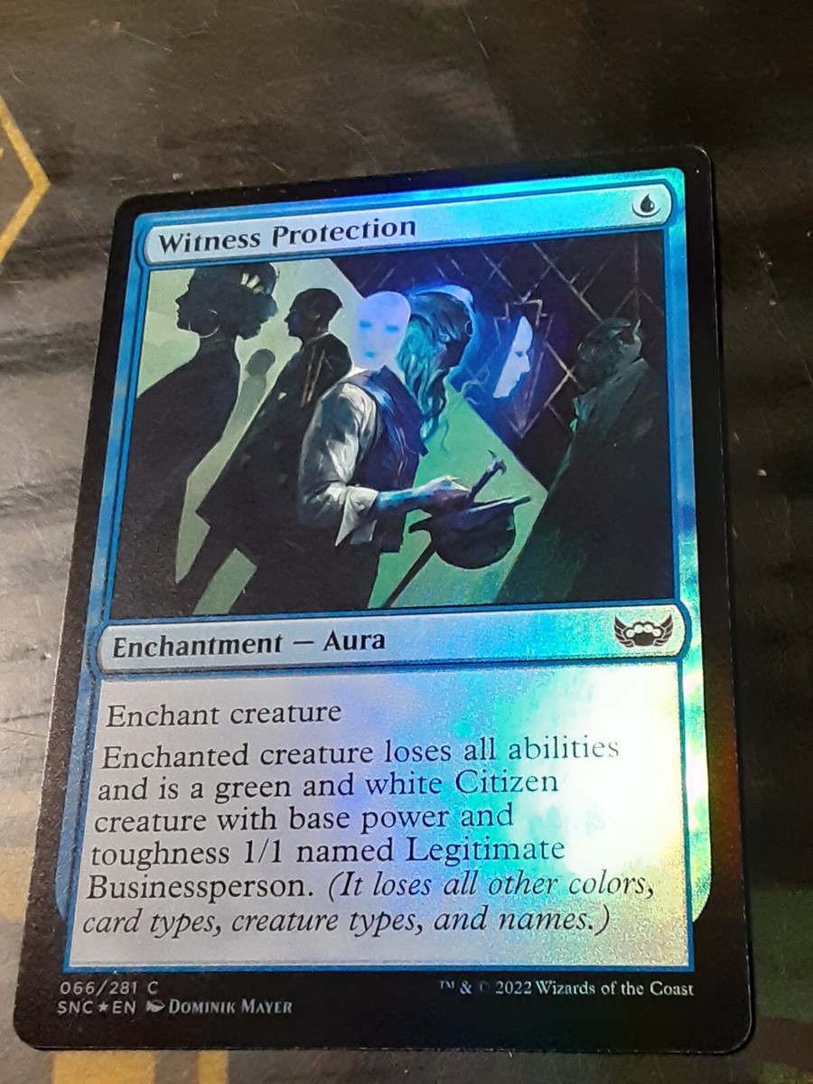 Witness Protection FOIL , Streets of New Capenna , Near Mint