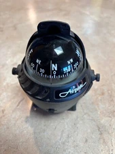 Vintage Large AIRGUIDE Chicago Liquid Filled Boat Aircraft Floating Compass