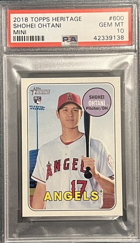 2018 Topps Heritage #600 Shohei Ohtani RC
