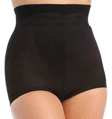 Rago Shapewear Diet Minded High Waist Contour Shaping Black Brief L 30 NWOT